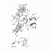 Схема узла: Крыло Yamaha MT125 MT-125 (ABS)