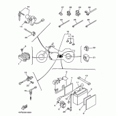 Схема вузла: Електроустаткування 1 Yamaha XVS650 Drag Star Classic