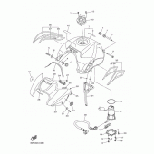 Схема узла: Топливный бак Yamaha FZ8 FZ8 (Naked)