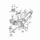 Схема вузла: Рама Yamaha MT07/MTT690 MT-07 Tracer