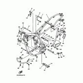 Схема вузла: Рама Yamaha TT250R TT-R