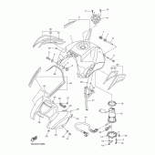 Схема вузла: Паливний бак Yamaha FZ8 FZ8 FAZER (ABS)