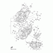 Схема вузла: Картер двигуна Yamaha YZ250 YZ250F