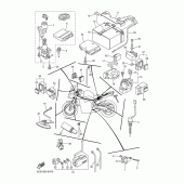 Схема вузла: Электрооборудование 2 Yamaha FZ1 FZ1 FAZER (S-TYPE)