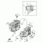 Схема вузла: Картер двигуна Yamaha TT250R TT-R