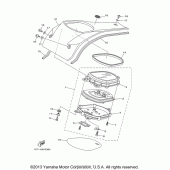 Схема вузла: Панель приладів Yamaha XV1900 Roadliner S