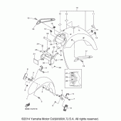 Схема узла: Крыло Yamaha XVS1300 V-Star