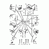 Схема вузла: Електроустаткування 1 Yamaha TW200