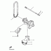 Схема вузла: Масляний насос Yamaha YZF-R1 R1