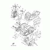 Схема вузла: Кришки картера 1 Yamaha YP400 Majesty