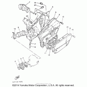 Схема узла: Воздушный фильтр Yamaha TW200 TRAILWAY
