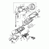 Схема вузла: Панель приладів Yamaha VMX12 V-MAX