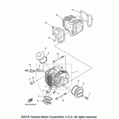 Схема вузла: Головка циліндра Yamaha TTR50 TT-R50