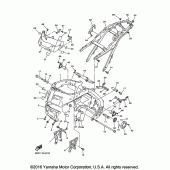 Схема узла: Рама Yamaha VMX17 V-MAX