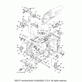 Схема узла: Рама Yamaha XV1900 Raider S