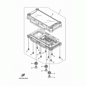 Схема вузла: Панель приладів Yamaha MT09/MTN850 MT-09 Tracer