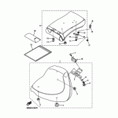 Схема вузла: Сидіння Yamaha XVS1100 Drag Star