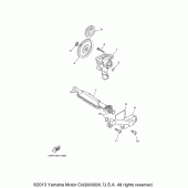 Схема вузла: Масляний насос Yamaha XVS650 V-Star Silverado