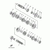 Схема узла: Трансмиссия Yamaha YZ250 YZ250