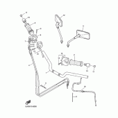 Схема узла: Руль и Тросики Yamaha XJR1300