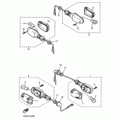 Схема узла: Поворотники Yamaha XJR1200