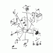 Схема вузла: Електроустаткування 2 Yamaha XVS1100 V-Star Custom