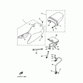 Схема вузла: Сидіння Yamaha FZX250 ZEAL