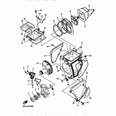 Схема вузла: Впускна система Yamaha WR250 WR250F
