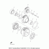 Схема вузла: Привід стартера Yamaha FZ1 FZ1