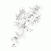 Схема вузла: Вихлопна система Yamaha XP500 T-MAX 530