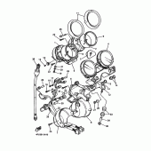 Схема узла: Панель приборов Yamaha XJR1300