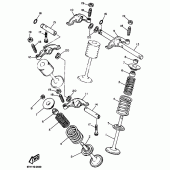 Схема вузла: Клапан Yamaha TT600