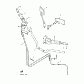 Схема узла: Guidon. cable Yamaha XJR1300