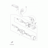 Схема вузла: Електричний стартер Yamaha YP250 X-MAX