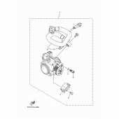 Схема вузла: Впускна система 2 Yamaha XG250 TRICKER