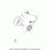 Схема вузла: Генератор Yamaha TTR230 TT-R230