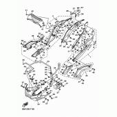 Схема вузла: Бічна кришка Yamaha MTN320 MT-03 (ABS)