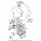 Схема узла: Масляный фильтр Yamaha XVZ1300 Venture Royale