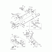 Схема узла: Подножки и Подставка Yamaha XVS650 Drag Star