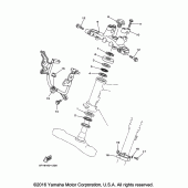 Схема узла: Рулевой механизм Yamaha TW200
