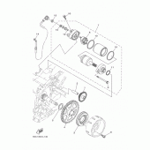 Схема узла: Привод стартера Yamaha XP500 T-MAX 530