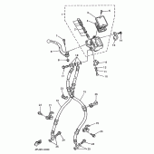 Схема узла: Передний тормозной цилиндр Yamaha XJR1200