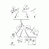 Схема вузла: Електроустаткування 2 Yamaha XVS400 Drag Star Classic