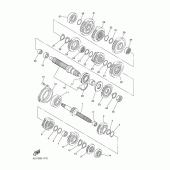 Схема вузла: Трансмісія Yamaha FZS1000 FAZER