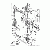 Схема вузла: Карбюратор Yamaha XT350 XT350
