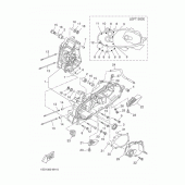 Схема вузла: Картер двигуна Yamaha YP400