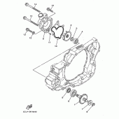 Схема узла: Водяной насос Yamaha YZ250 YZ250