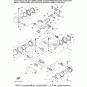 Схема вузла: Поворотники Yamaha XV1600 Road Star Silverado