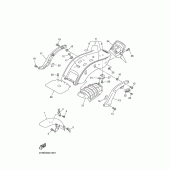 Схема узла: Pare-boue Yamaha XVS650 Drag Star