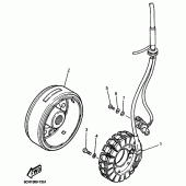 Схема вузла: Генератор Yamaha TT600